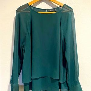 Olive green XL Long sleeve blouse Apt9